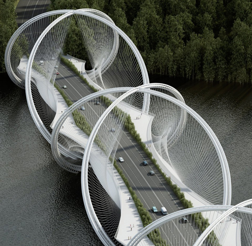 五環(huán)廊橋-北京冬奧會景觀橋設(shè)計(jì)